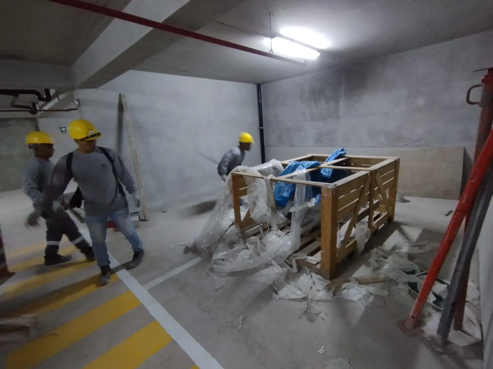 Espacios operativos en proyecto